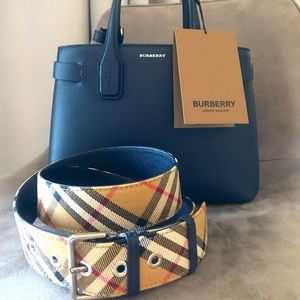 💙Blue Burberry Small Banner Satchel💙